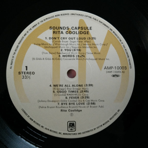 Rita Coolidge - Sounds Capsule