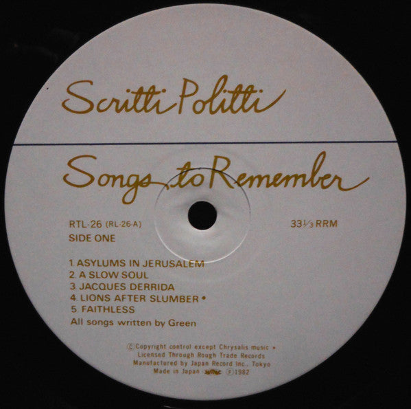 Songs To Remember