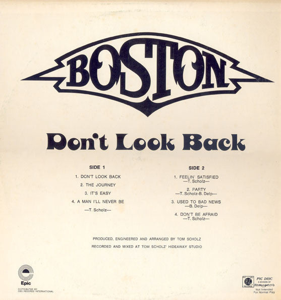 Don't Look Back