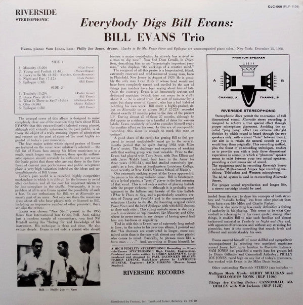 Everybody Digs Bill Evans