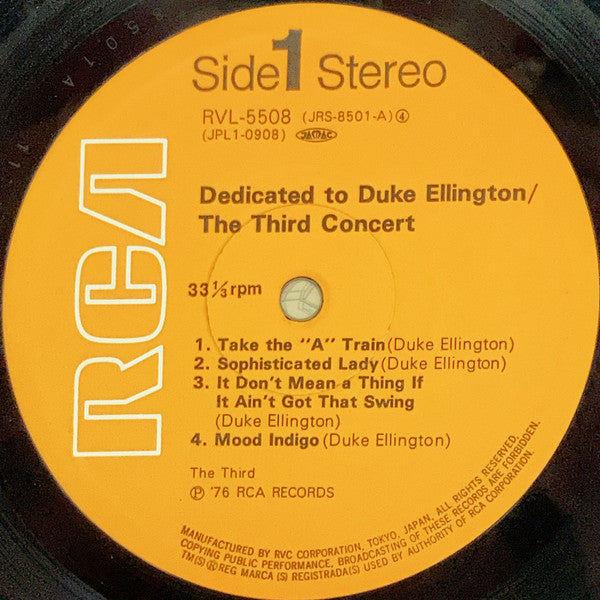 Dedicated To Duke Ellington / The Third Concert