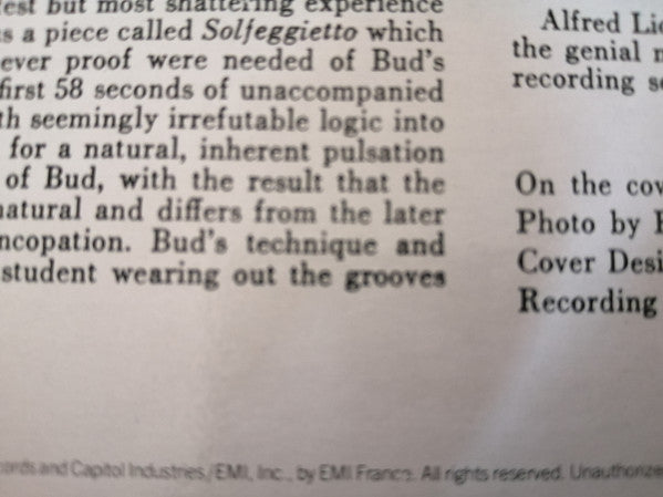 The Amazing Bud Powell, Vol. 3 - Bud!