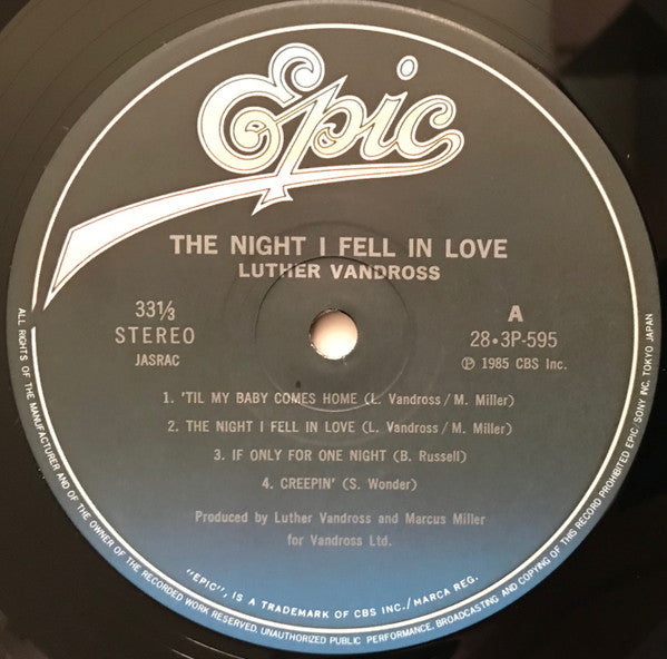 The Night I Fell In Love