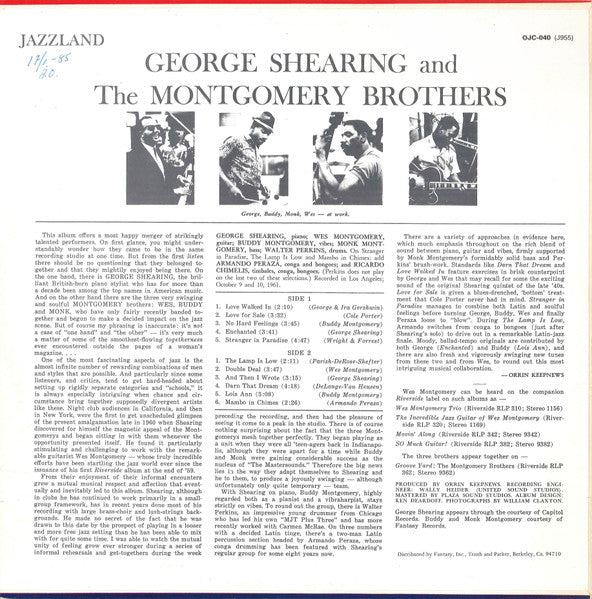 George Shearing And The Montgomery Brothers