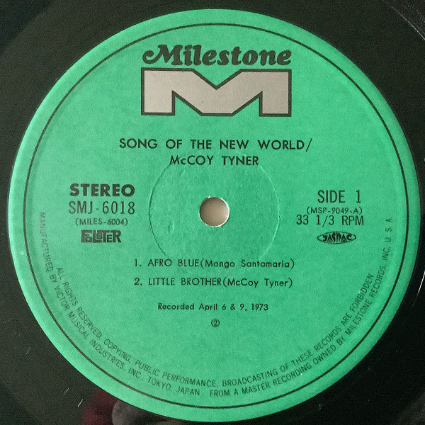 Song Of The New World