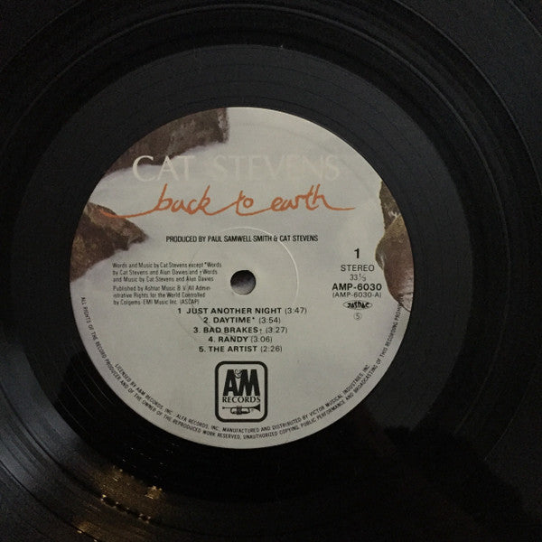 Back To Earth = バック・トゥ・アース