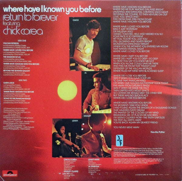 Where Have I Known You Before