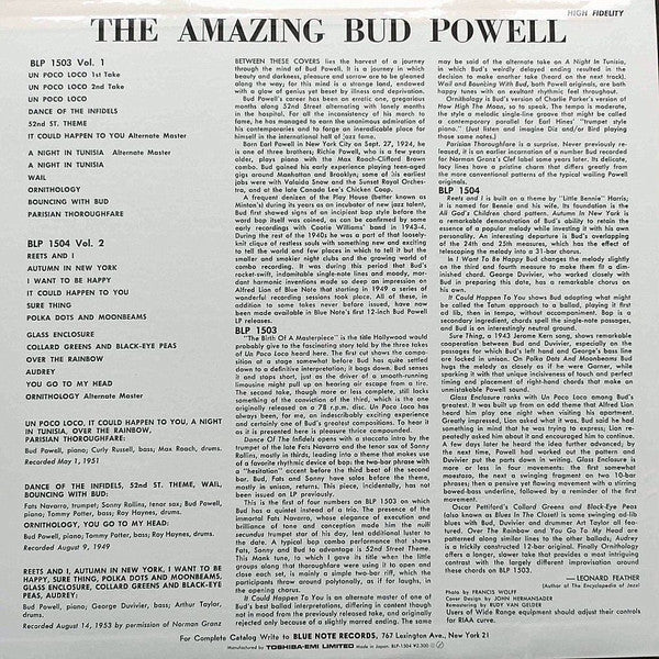 The Amazing Bud Powell, Volume 2