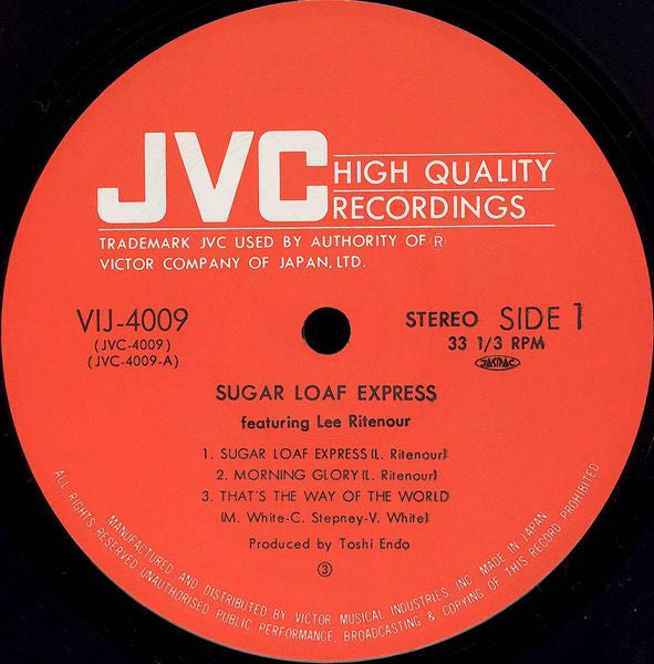Sugar Loaf Express Featuring Lee Ritenour