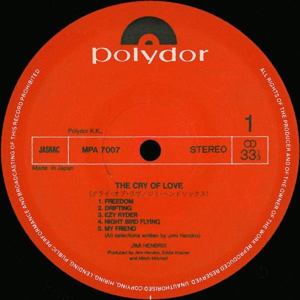 The Cry Of Love