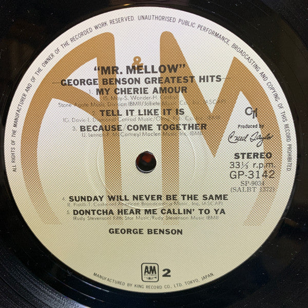 Mr. Mellow George Benson Greatest Hits