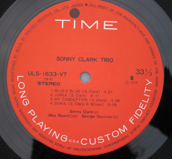 Sonny Clark Trio