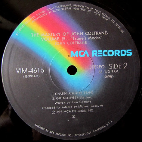 Trane's Modes