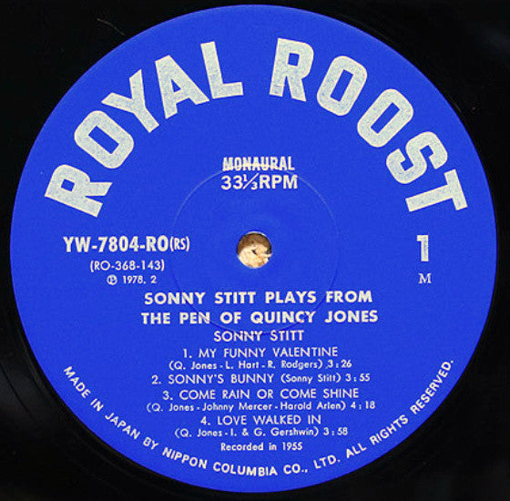 Sonny Stitt Plays Arrangements From The Pen Of Quincy Jones