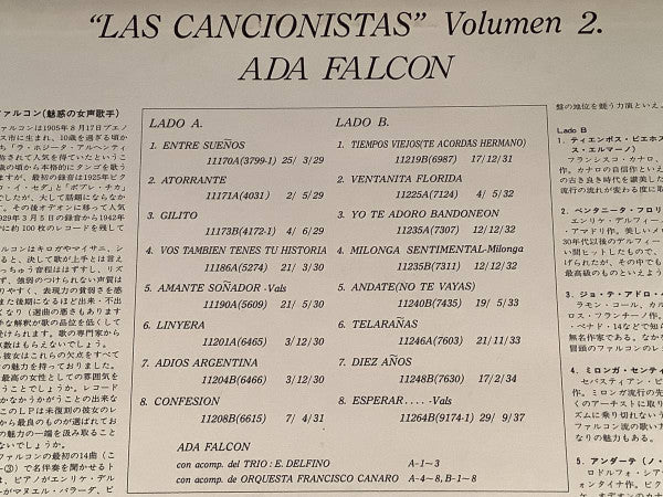 Las Cancionistas Volumen 2.