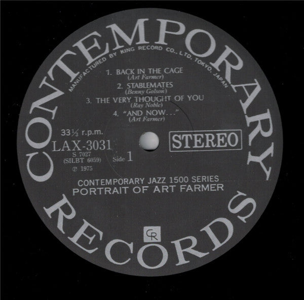 Portrait Of Art Farmer