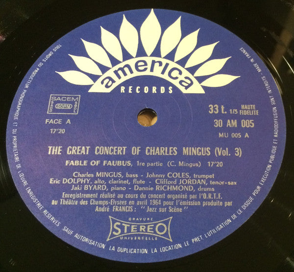 Memorial Charles Mingus - The Great Concert Paris 1964