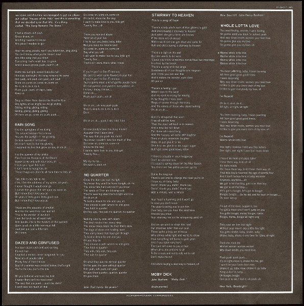 The Soundtrack From The Film The Song Remains The Same