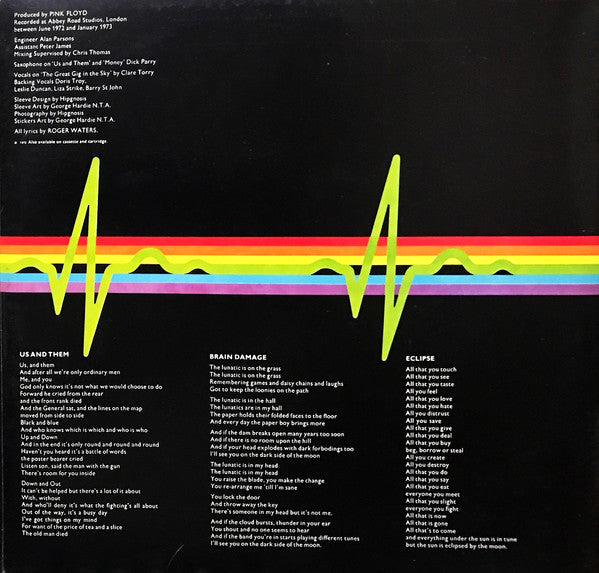 The Dark Side Of The Moon = 狂気