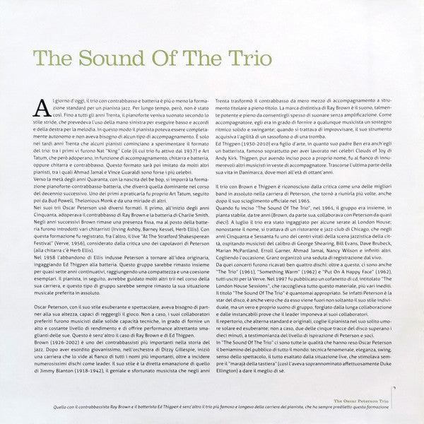 The Sound Of The Trio