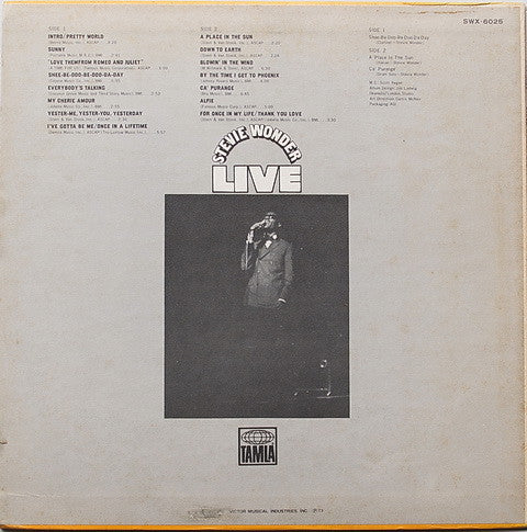 Stevie Wonder Live