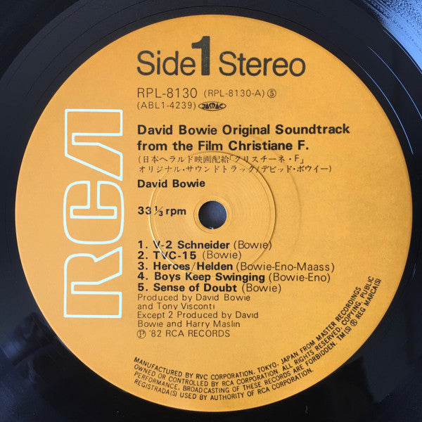 Original Soundtrack From The Film Christiane F.