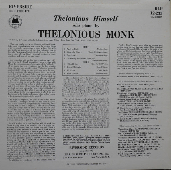Thelonious Himself