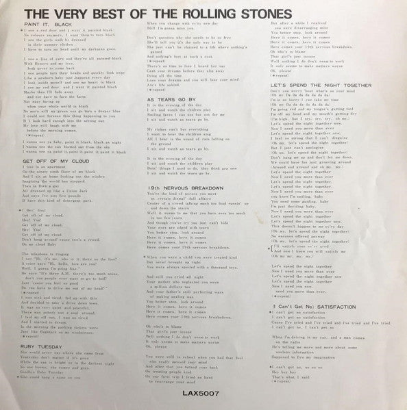 The Very Best Of The Rolling Stones