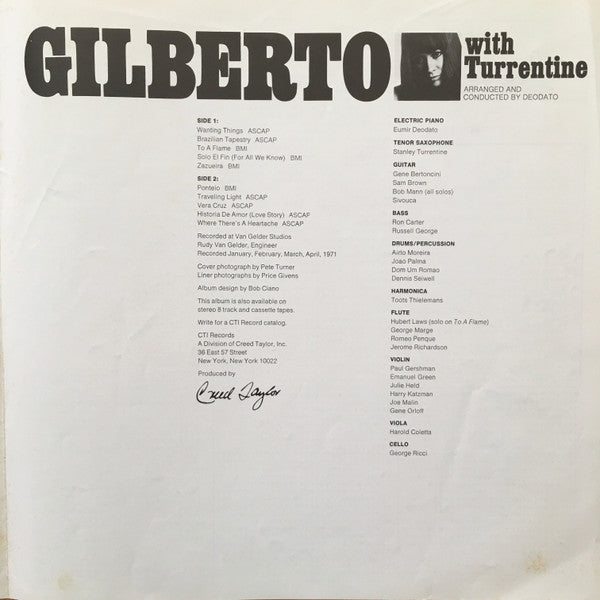 Gilberto With Turrentine