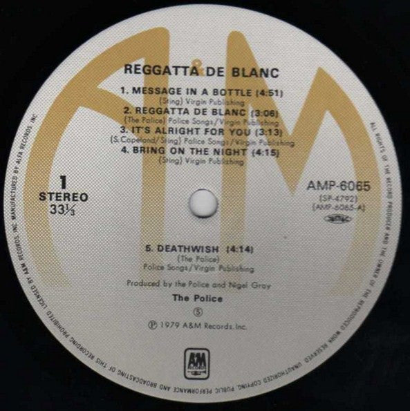 Reggatta De Blanc