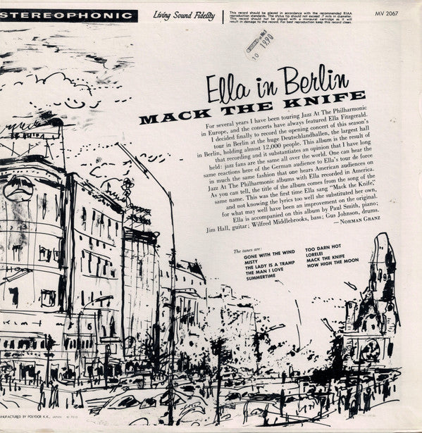 Mack The Knife・Ella In Berlin