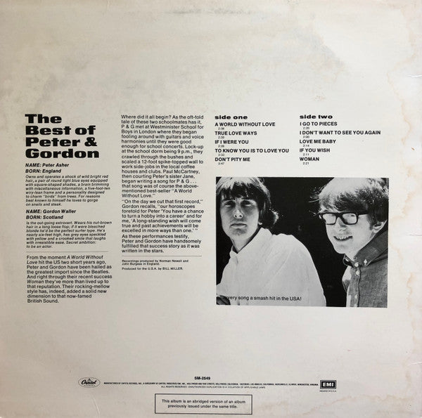 The Best Of Peter And Gordon