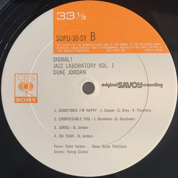 Jazz Laboratory Series Vol. 1