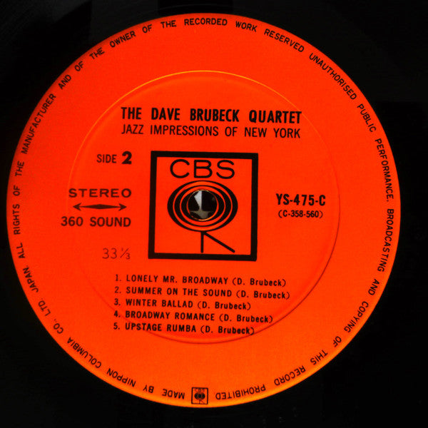 Jazz Impressions Of New York