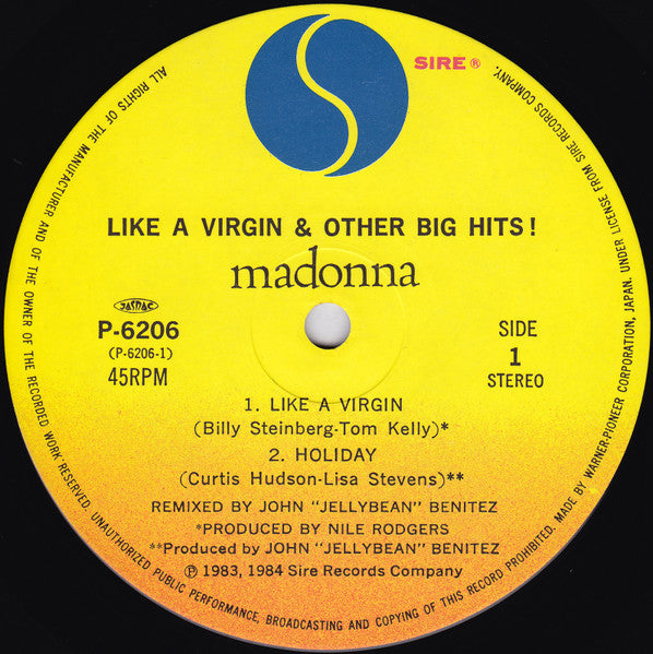 Like A Virgin & Other Big Hits!