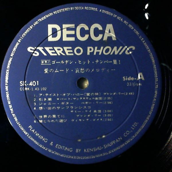 Mood In Golden Hit Numbers I