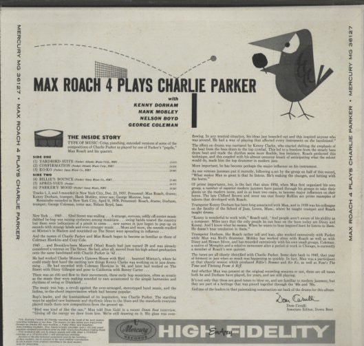 The Max Roach 4 Plays Charlie Parker