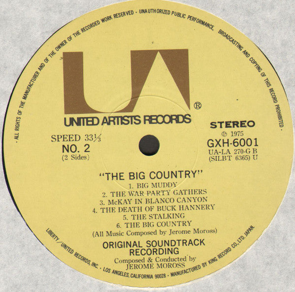 The Big Country (Original Music From The Motion Picture Sound Track)