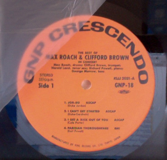 The Best Of Max Roach And Clifford Brown In Concert!