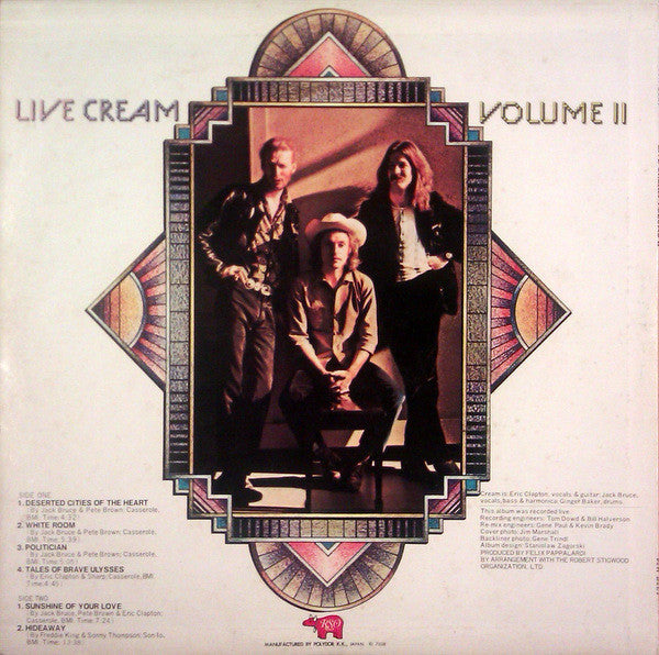 Live Cream Volume II