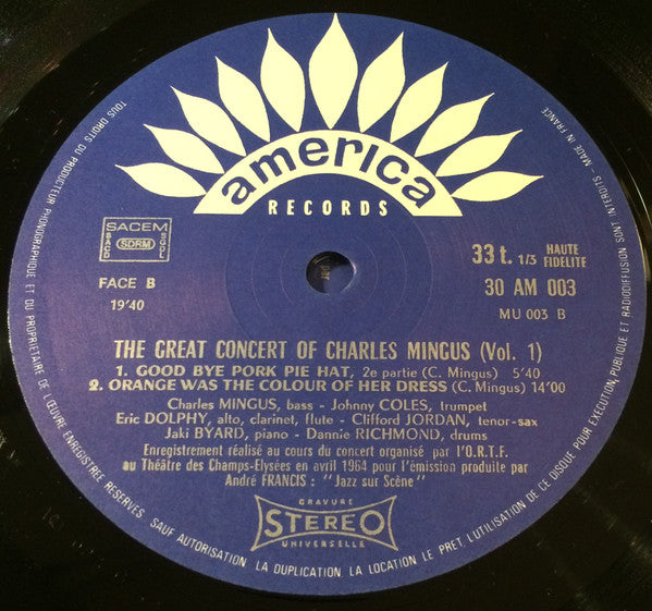 Memorial Charles Mingus - The Great Concert Paris 1964