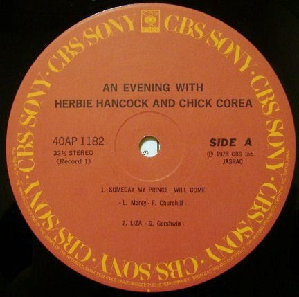 An Evening With Herbie Hancock & Chick Corea In Concert