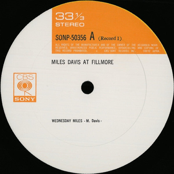 Miles Davis At Fillmore