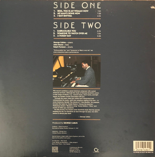 By George: George Cables Plays The Music Of George Gershwin