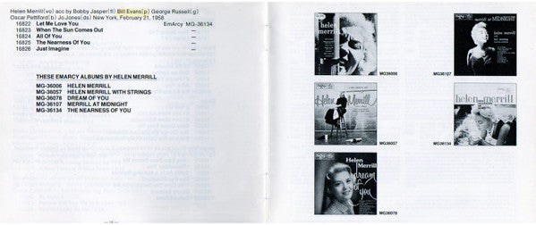The Complete Helen Merrill On Mercury