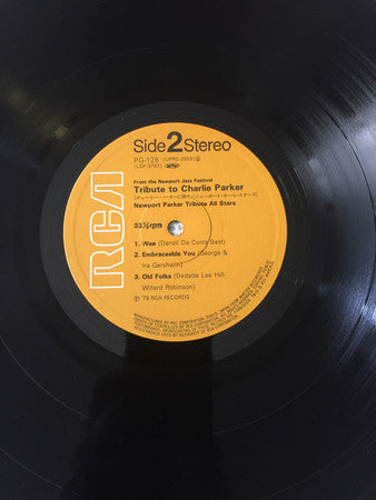 Tribute To Charlie Parker From The Newport Jazz Festival