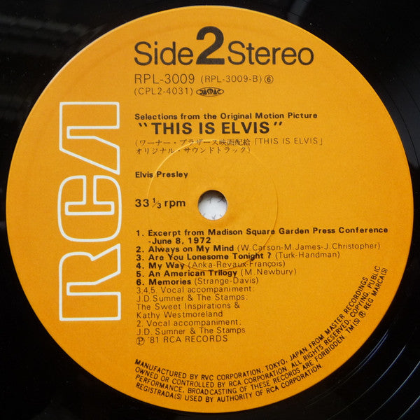 This Is Elvis (Selections From The Original Sound Track)