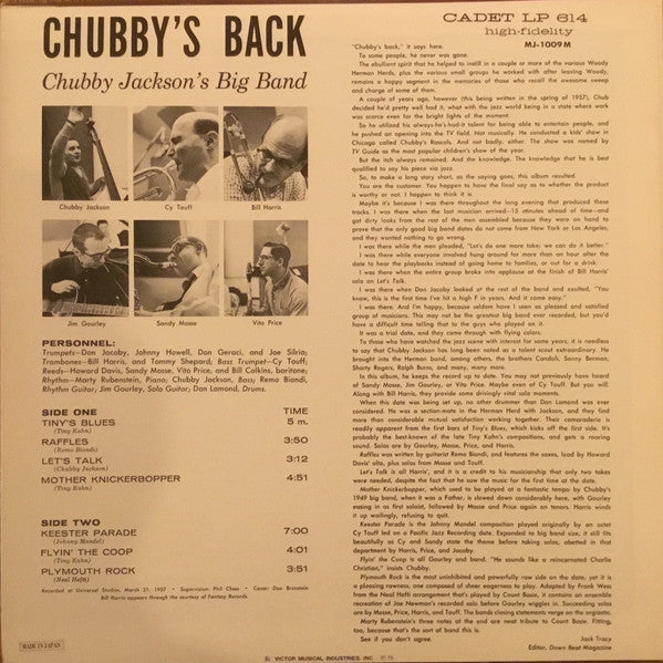 Chubby's Back!