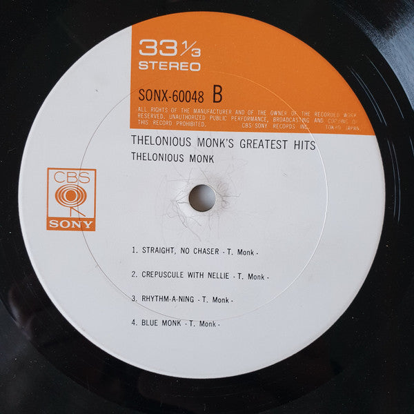 Thelonious Monk's Greatest Hits