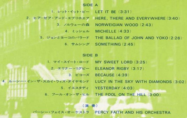 Percy Faith Plays The Beatles